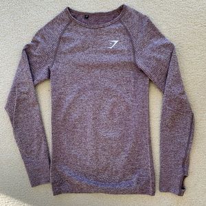 Gymshark seamless long sleeve top
